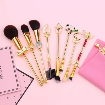 

Cute cartoon makeup brush set 8PCs