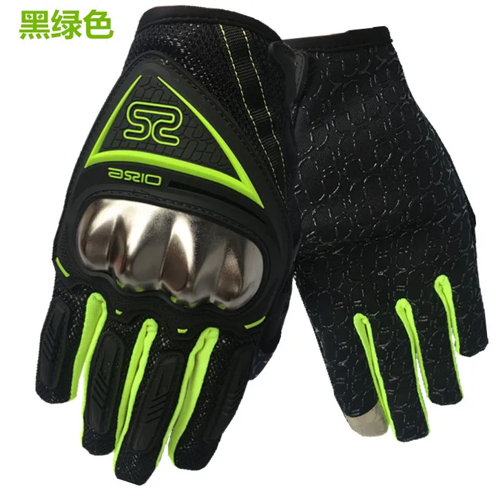 Мото rcycle Перчатки Гонки Лето полный палец защитные guantes moto cross luva moto ciclista