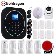 Беспроводной Wi-Fi умный контроль домашняя SIM Охранная GSM сигнализация домашняя Tuya APP безопасная RFID сенсорная клавиатура 433 МГц датчик комплект