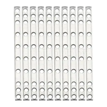 

Yibuy 10x Iron Humbucker Pickup Keeper Bar 10.4mm for 8 String Electric Guitar