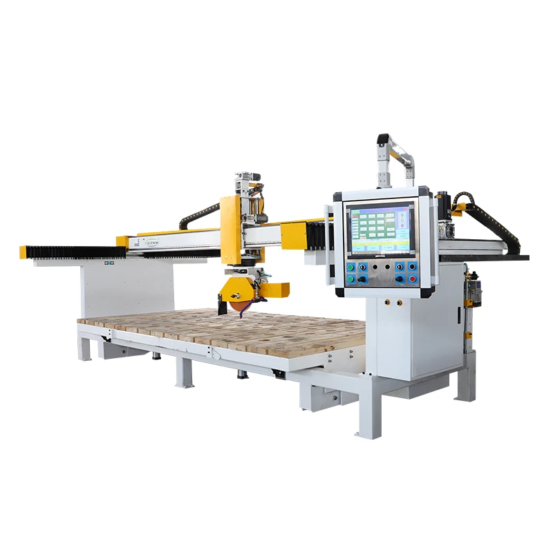 5 Axis Bridge Saw Stone Cutting Machine 