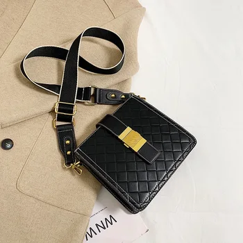 

Bag Women's 2020 New Style Woven Shoulder/Crossbody Bag Fashion Business Ol Square Sling Bag