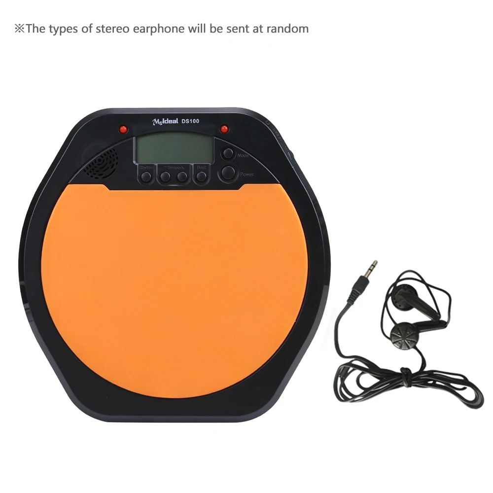 Top Quality Drum Practice Pad Digital Electronic Drum Pads for Training Practice Metronome with Retail Package Accessories