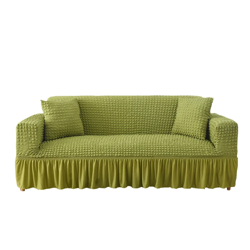 Европейский современный чехол для дивана универсальный все включено тянущийся тканый Одноместный Трехместный Одноцветный чехол для дивана