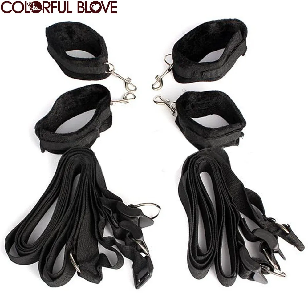 Sex Handcuffs Bdsm Bondage Erotic Under Bed BDSM Bondage Restraint Strap System Sex Toys for Adults
