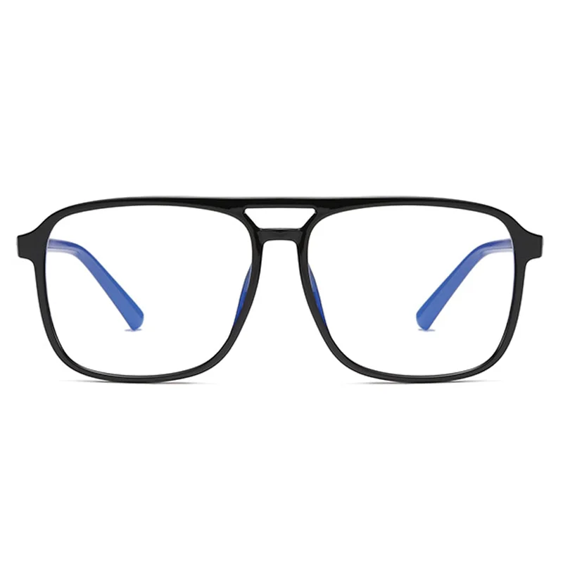 Kwadratowe gotowe okulary dla osób z krótkowzrocznością blokujące niebieskie światło duże oprawki 4 Kwadratowe gotowe okulary dla osób z krótkowzrocznością blokujące niebieskie światło duże oprawki 2