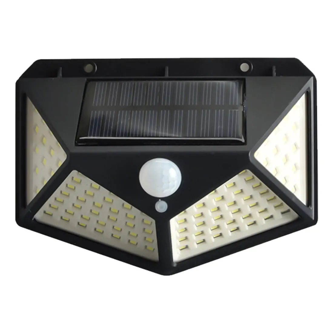 

Solar Lights Outdoor 100 LED Bright Motion Sensor Light Wide Angle Wireless Waterproof IP65 Wall Lights for Garden Wall Street
