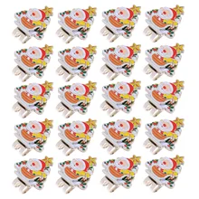 20 шт./упак. качество Санта Клаус намагниченная крышка козырек клип-на мяч для гольфа маркер милый подарок к Рождеству