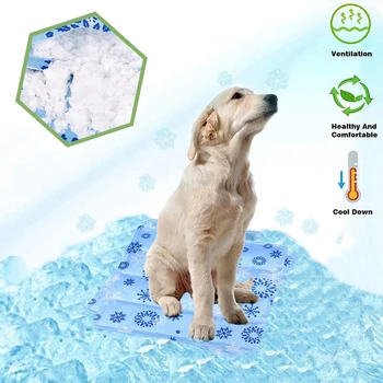 

Pet Cooling Mat Dog Summer Sleeping Cool Pad Waterproof Dog Bed Cushion Portable Durable Sofa Ice Mat For Puppy Cat Pet Supplies