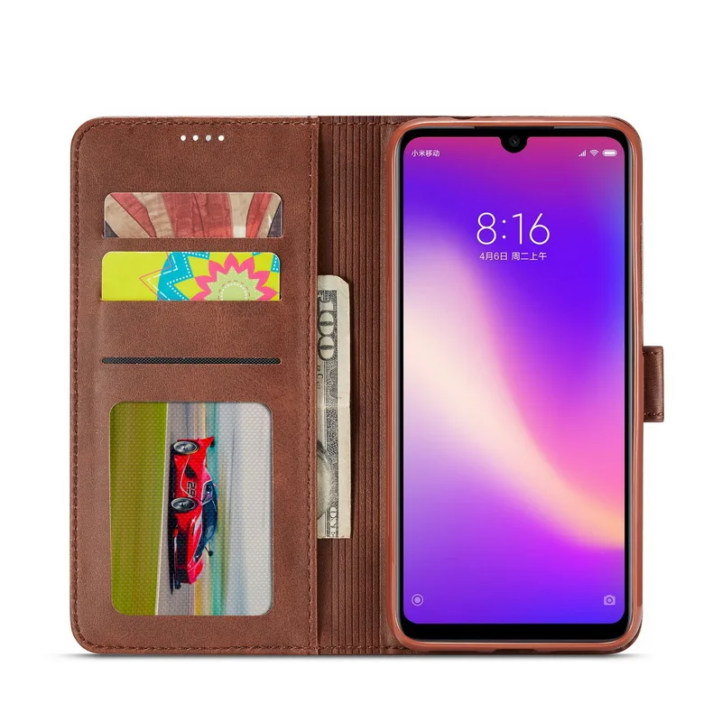 Чехол для Xiaomi Redmi Note 9S 9 8 Pro 8T 7 7A 8A 9A кожаный чехол книжка с отделением карт Mi 9T A2
