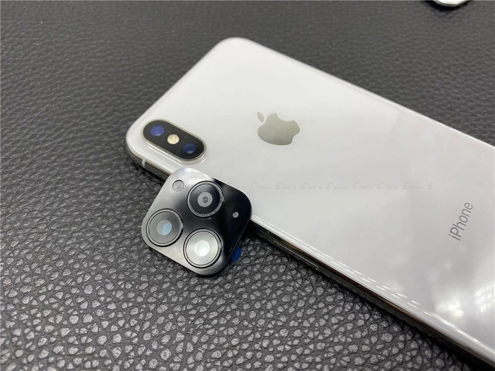 Convex-Black Чехол из титанового сплава для iPhone X Xs Max Seconds изменить для iPhone 11 Pro Max металлическая наклейка на рассеиватель Модифицированная Защитная крышка для камеры - Цвет: Convex-Black