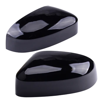 

1 Pair Car Gloss Black Side Door Wing Mirror Cover Cap ABS fit for Ford Focus MK3 2012 2013 2014 2015 2016 2017 2018