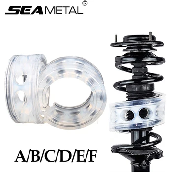 

Cars Spring Buffer A/B/C/D/E/F Rubber Spring Buffer Shock Absorber Power Bumper Protector 2pcs Urethane Buffers for Car Spring