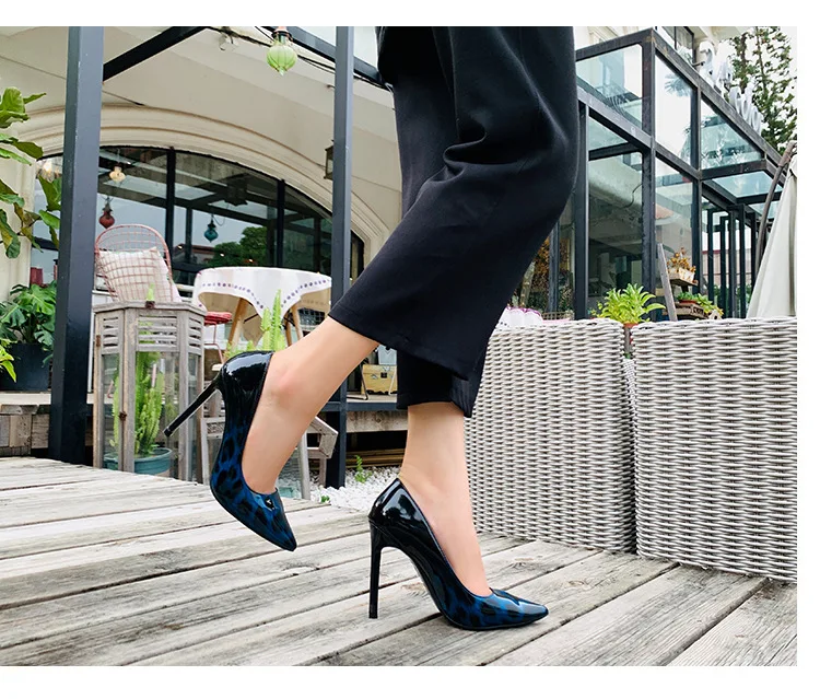 MAIERNISI women high heeled shoes fashion pumps new ultra-high heel ladies shoes mixed color nightclubs plus-size 35-44 45 46 47