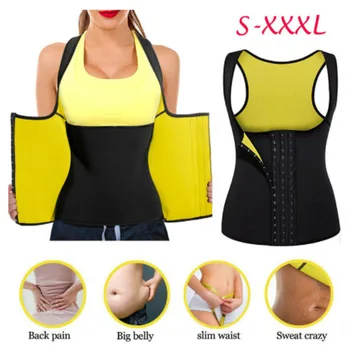 

Women Breathable Seamless Plus Size Waist Corset Girdle Slimming Tummy Body Shaper Neoprene Vest Shapewear Modeling Strap Lady