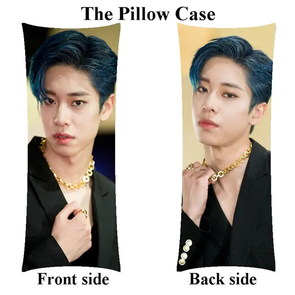 pillowcase Женские Kpop AB6IX девушка тела мультипликационным мотивом KimDonghyun Длинная Подушка Чехол Крышка - Цвет: pillowcase