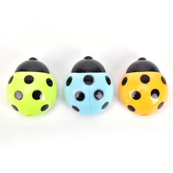 

Toothbrush Decor Cartoon Sucker Automatic Suction Holder Ladybug Toothbrush Children Kids Toothbrush Holder Bathroom Sets