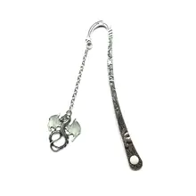 Винтажная металлическая Закладка Подвеска Птерозавр Красивая заколка солнце и луна звезды зерна двойной цвет опционально