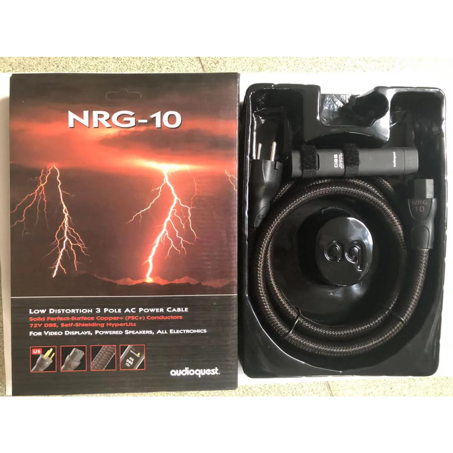 

NRG-10 Power Cable 6 ft/1.8M 72V DBS with Original box US AC Plug