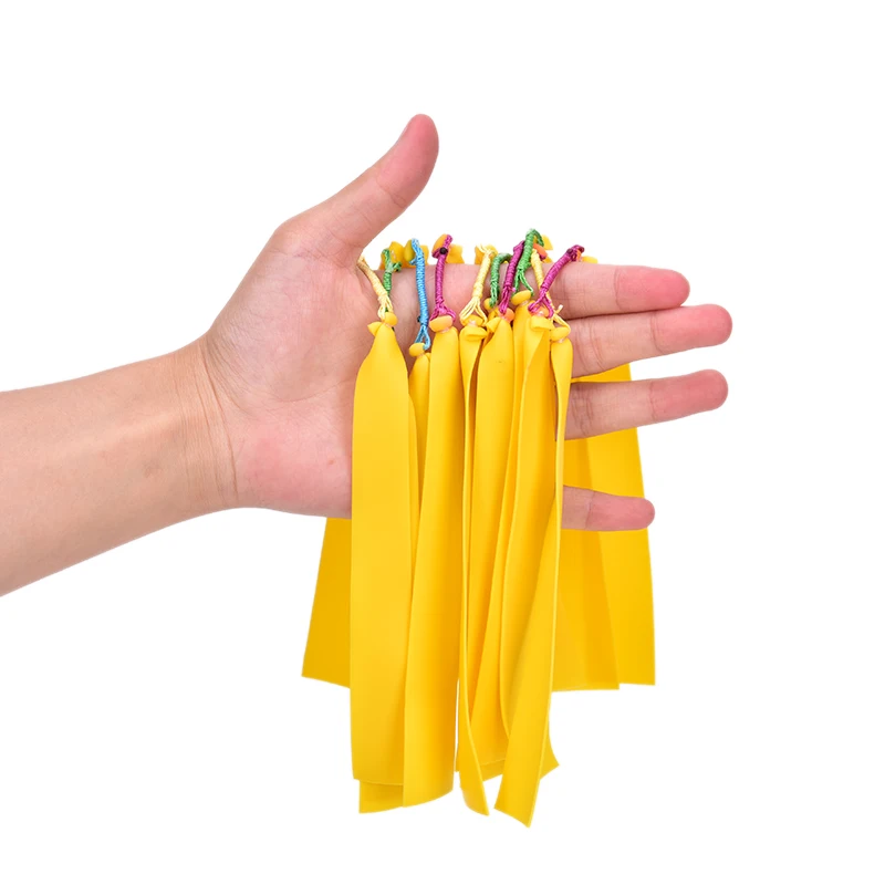 10 шт. уличная эластичная банджи Резиновая лента для рыбалки стрельба Рогатка катапульта