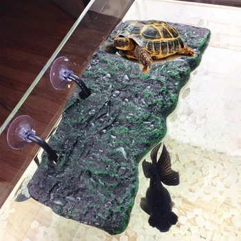 

Turtle Platform Toy Floating Island Aquarium Reptiles PU Foam Decoration Bask Crawler Roof Terrace Climb Brazilian Tortoise