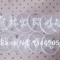 100pcs Resin Button Bulk 15mm 4-Hole Button Transparent Shirts Round craft Supplies Sewing Scrapbooking Accessories 2
