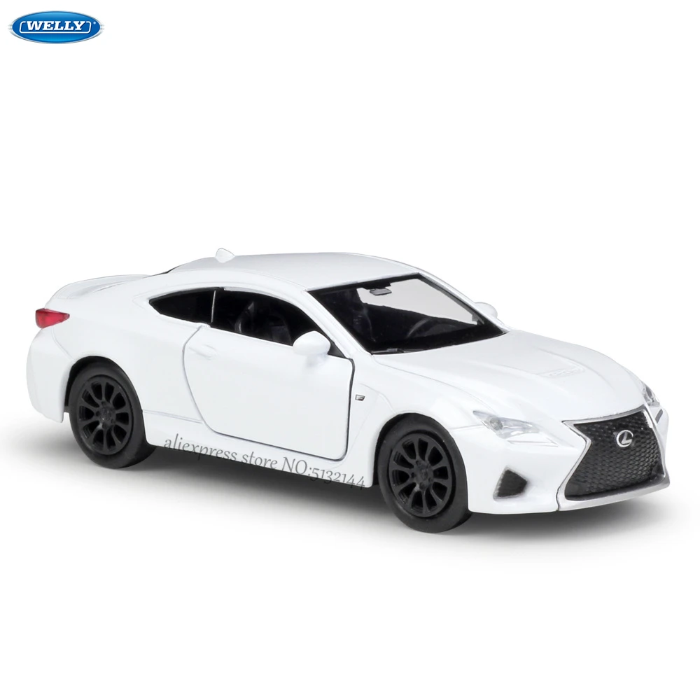 Модель автомобиля WELLY 1:36 Lexus RC F из сплава коллекционная имитация игрушечного