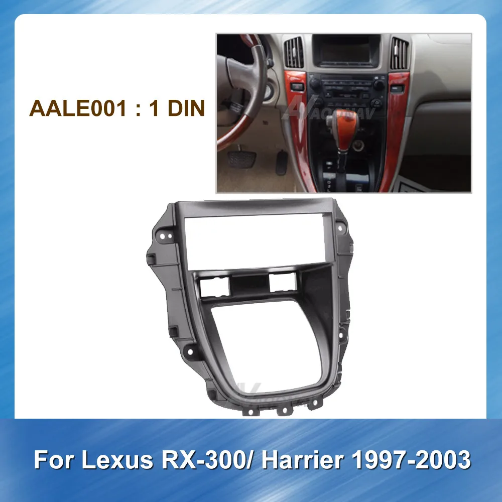 1Din Car Radio Stereo Frame Fascia For LEXUS RX-300/For TOYOTA Harrier 1997-2003 dash mount kit Trim facia panel dashboard | Автомобили и