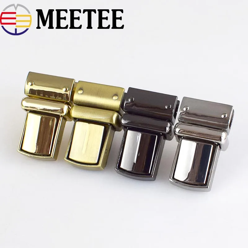 

2/5/10pcs 22x38mm Handbag Mortise Lock Bag Locks Buckle Twist Turn Lock Snaps For DIY Replacement Bags Purse Clasp Closure