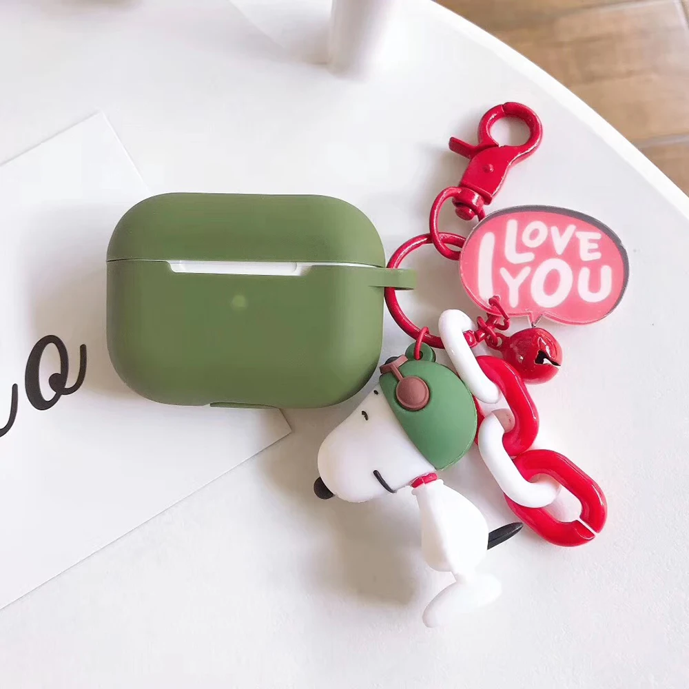 Чехол для наушников для AirPods Pro Cartoon Snoopy Charlie Bluetooth, беспроводные наушники, чехол, АНТИШОК для Apple Airpods 3, аксессуары