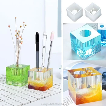 

UV Resin Silicone Mold Pen Holder Flower Insert Silicone Mold Handmade Flowerpot Aquatic Plant Potted DIY Jy15 20 Dropship