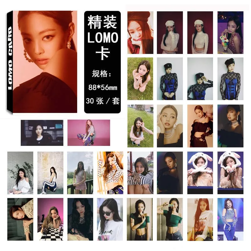30 шт./компл. KPOP Blackpink Jennie Одиночная Фотокарта kill this love Альбом хорошее качество HD фото lomo карта blackpink kpop карта