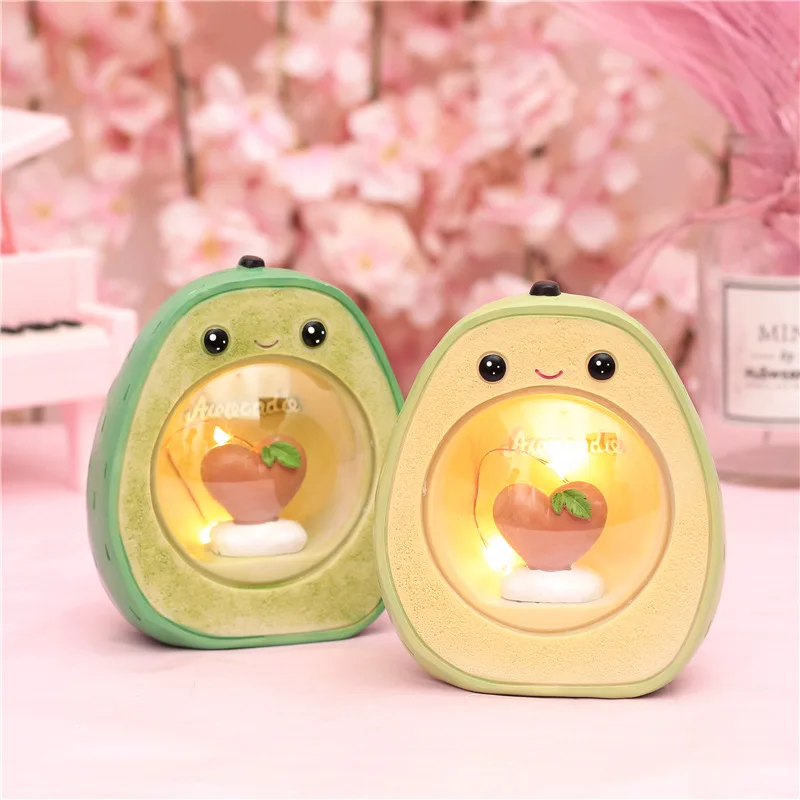 

Creative Gifts Hipster Avocado Series Stars Light Bedside Small Night Lamp Send Children Small Gift Strange New