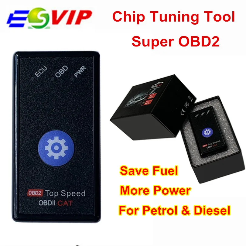 

10pcs New Super OBD2 for diesel Benzine Cars Chip Tuning Box More Power & Torque Nitro OBD Plug Drive Nitro OBD2 car accessories