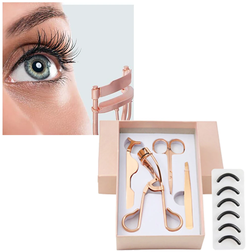 

1 set of 10 Beauty Eyelash Makeup Tools Set include Eyelash Curler All Eye Shape Essential Cosmetic Makeup Accessory For Ladies