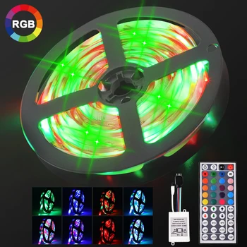 

3528 LED multicolor Color Changing LED Strip Light with 44key Remote Controller String Lights