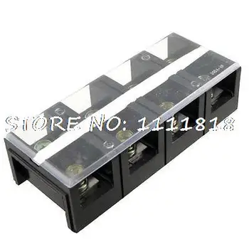 

600V 200A 4 Position 4P Screw Terminal Covered Barrier Strip