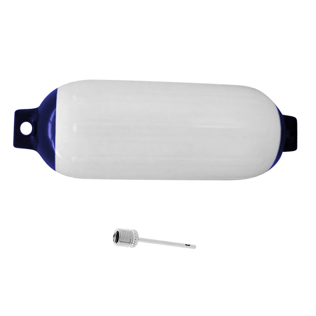 Inflatable Marine Fender Reinforced Eyes 110 x 400mm Boat Buffer Barrier Inflatable Marine Fender Reinforced Eyes 110 x 400mm Boat Buffer Barrier