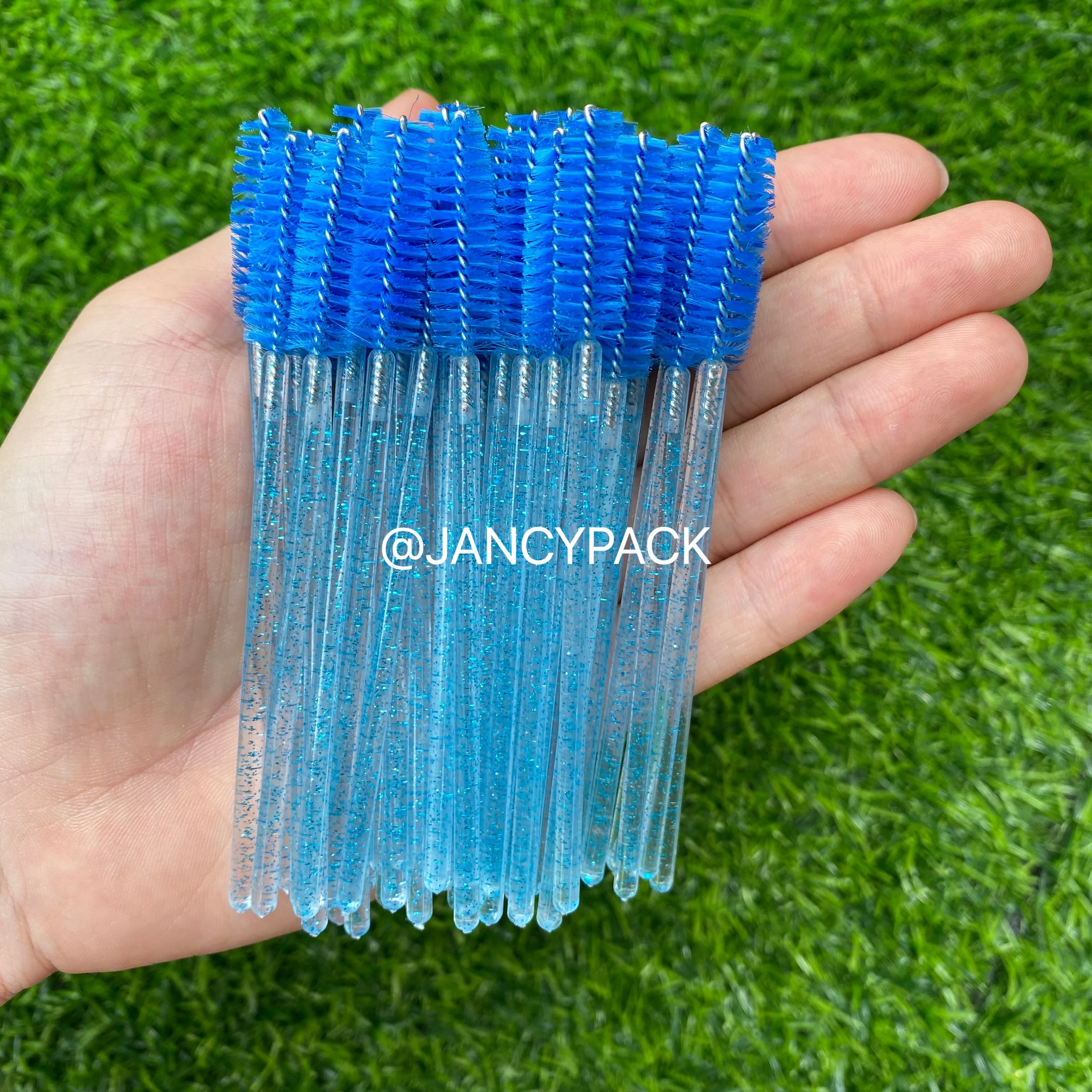 

50 Pcs/Pack Crystal Eyelash Makeup Brush Eyelashes Extension Tools Eyebrow Brush Mascara Wands Applicator Make Up brushes Tools