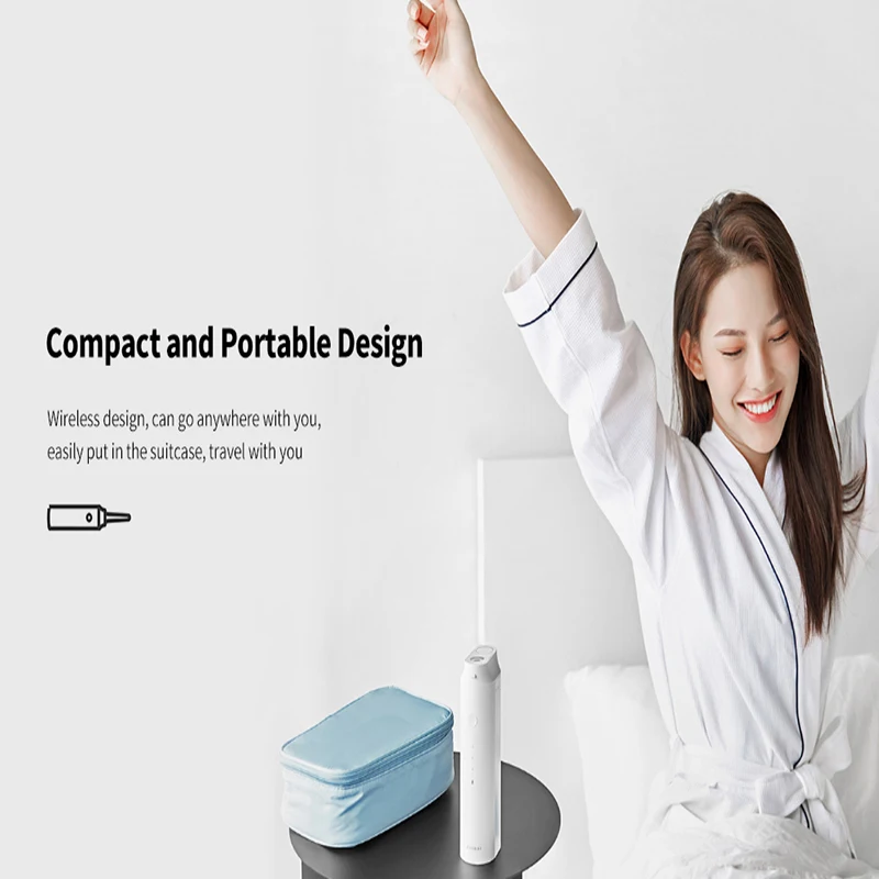 Беспроводной ирригатор для полости рта Xiaomi Zhibai XL1 перезаряжаемый через USB