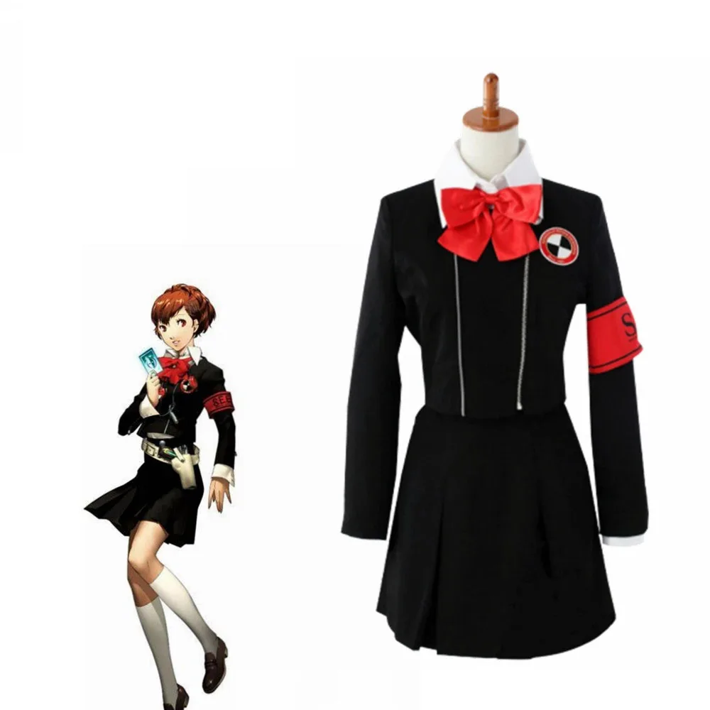 NEW-Shin-Megami-Tensei-Persona-3-Mitsuru-Kirijo-Chihiro-Fushimi-female-school-uniform-Cosplay-Costume-Halloween (2) - 副本