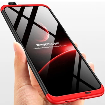 

For Huawei Y9S Phone Case 360 Full protection 3 IN 1 Matte Hard Plastic Back Case For Honor 9X Premium Nova 5T 7i Y9 Prime 2019