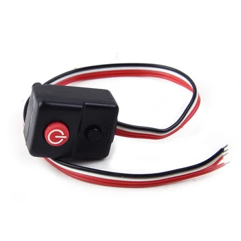 

beler Black Waterproof Electronic Switch Button Connector for RC ESC MAX8 XR8