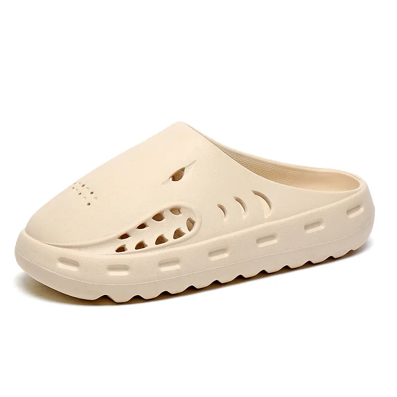 

2021 Mens Shark Sandals Womens Girl Boy Summer Non-slip Hole Shoes Clogs EVA Garden Shoes For Beach Flat Male Slippers