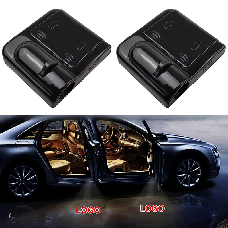 1PC Universal Wireless Car Door Welcome Logo Light Projector LED Laser Lamp For kia Nissan Chevrolet