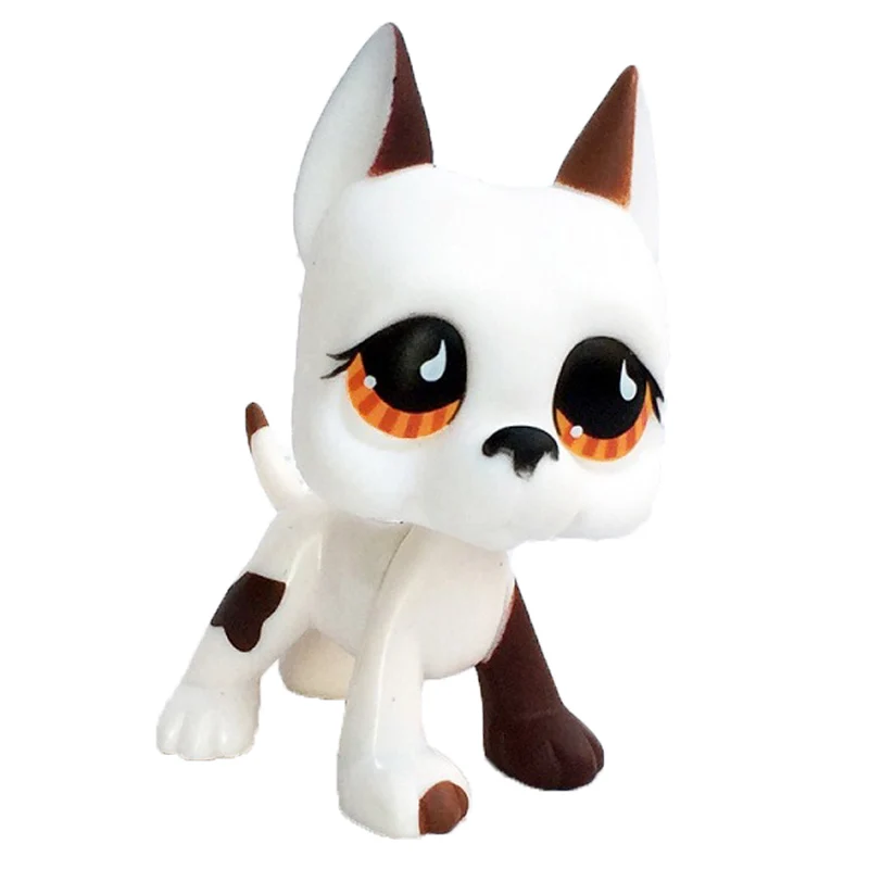 750 Лпс стоячки кошки собаки игрушки Редкий Старый pet shop lps игрушки коллекция подставки короткие волосы котенок желтый такса собака колли отличный Дэн спаниель Оригинальная фигурка - Цвет: 750