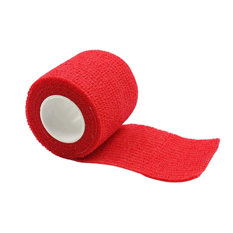 6pcs Self-Adhesive Tattoo Grip Bandage Elastic Non-woven Wraps Tape Disposable Tattoo Bandage Grip Tape Tattoo Accessories