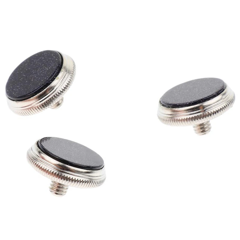 3 Pcs Trumpet Finger Buttons Valve Finger Trumpet Cap Screw Cover for Musical Bass Instrument Trumpet Repairing Accessories