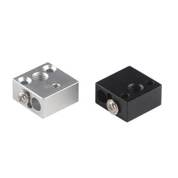 

For Ender 3 CR10 Heated Block Hotend Heating Block Aluminum Alloy 3D Printer Accessories