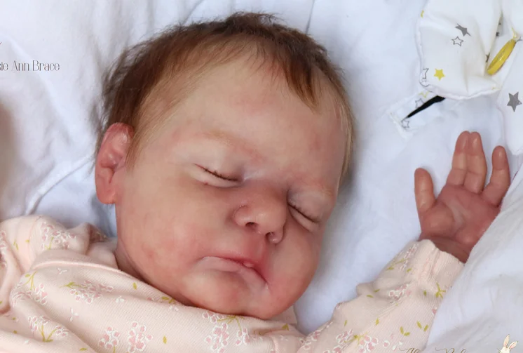 NPK 17inch Reborn Doll kit Nevaeh Limited edition soft touch fresh color kit with COA
